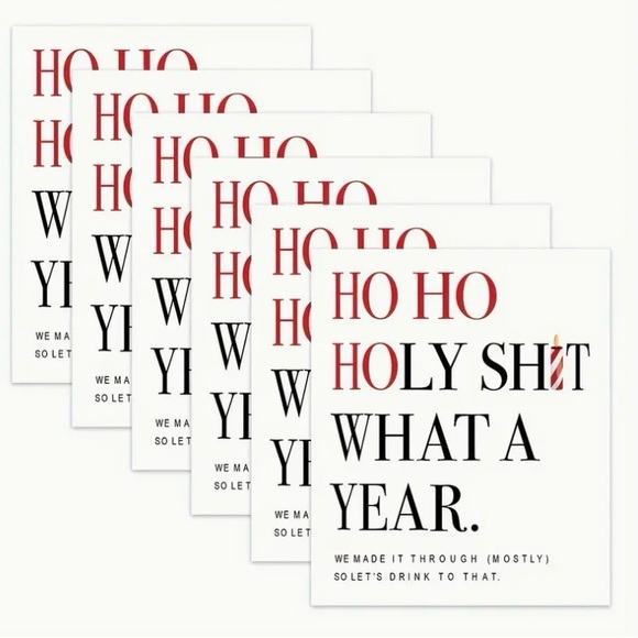 20 Piece Funny Holiday Wine Bottle Labels - Perfect Gag Gift - Picture 4 of 6